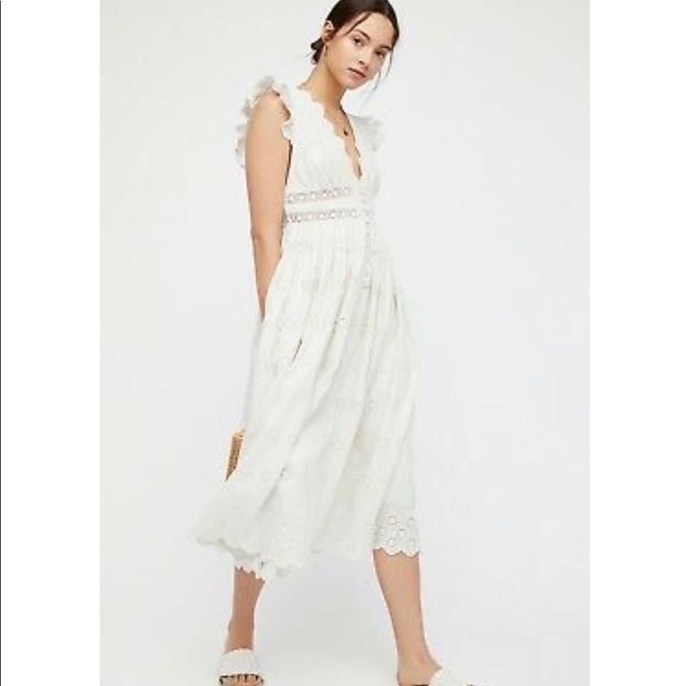 Free People Peach Pie Dress